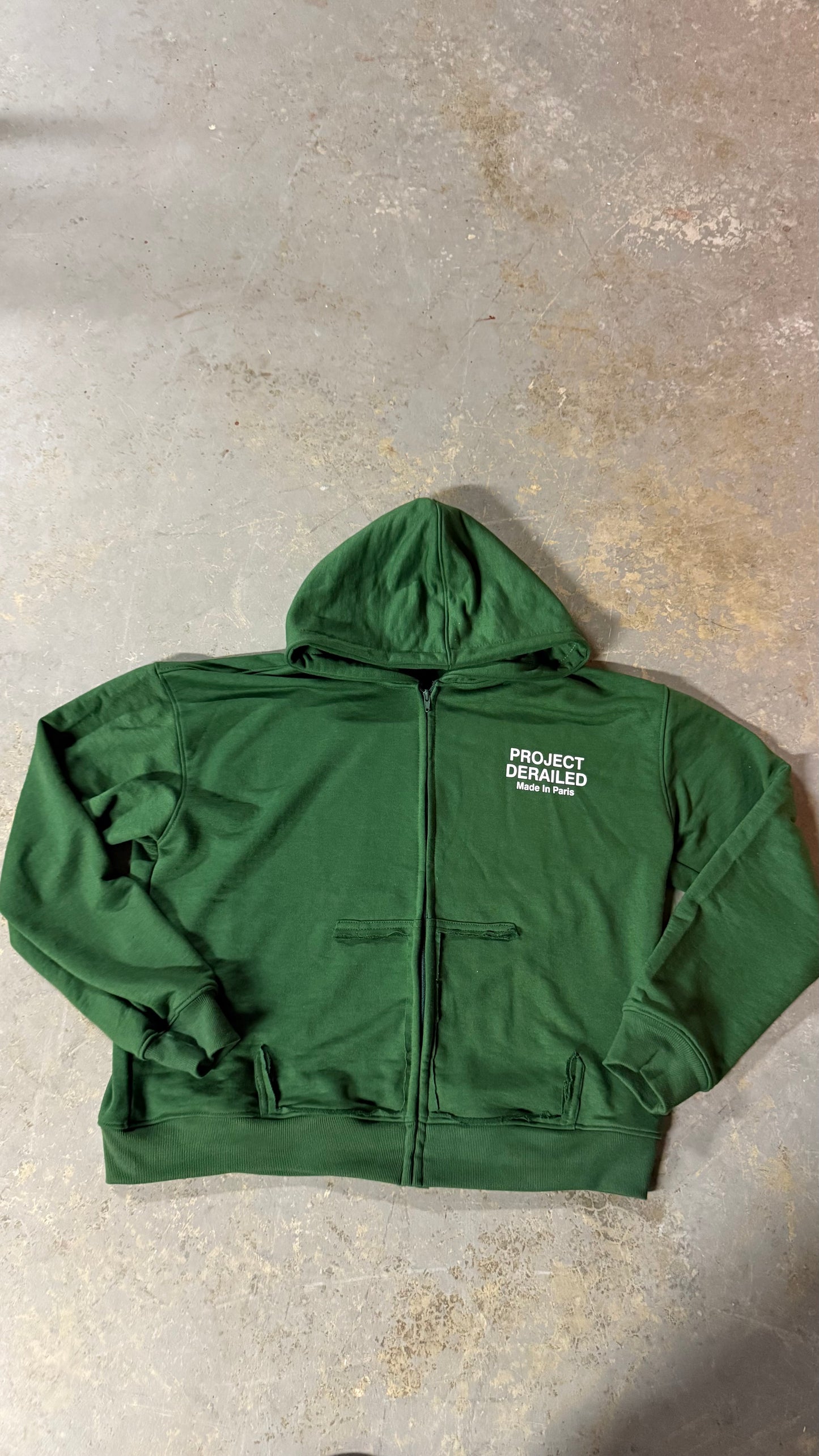 Thrashed Logo Zip Up