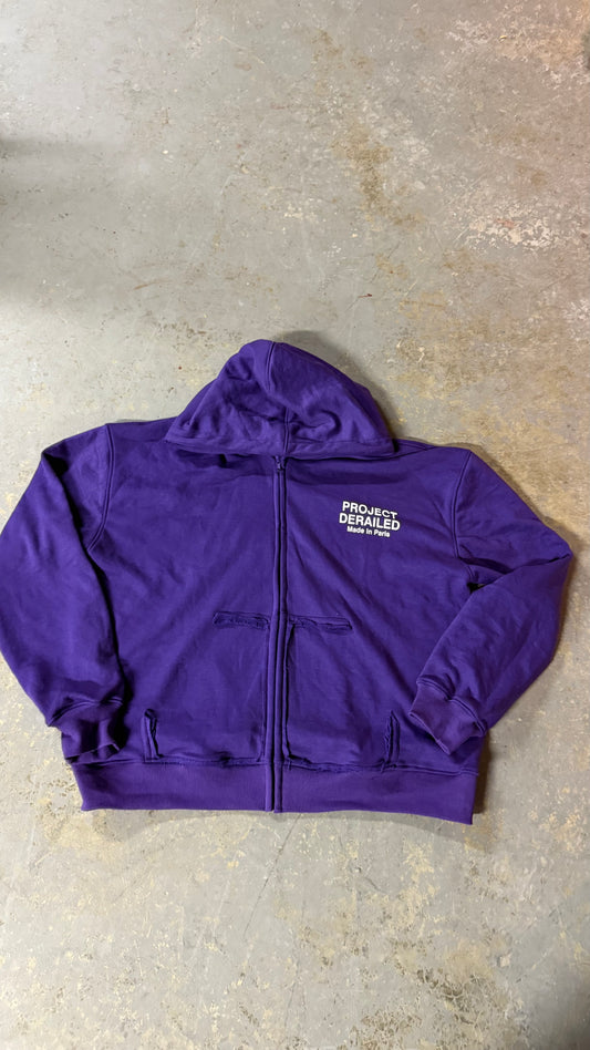 Thrashed Logo Zip Up